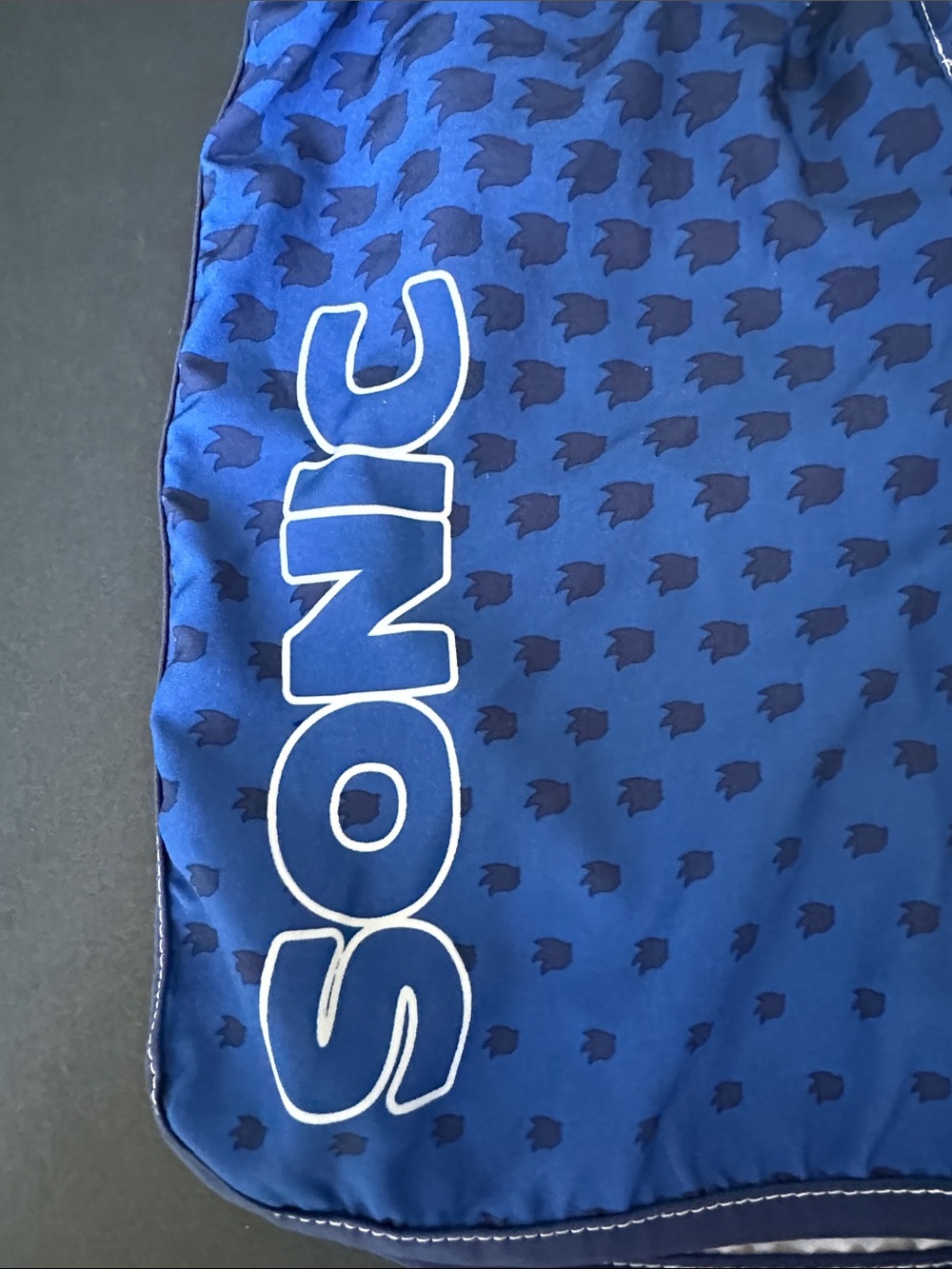 Sonic Blue Boys' Character Swim Shorts with Drawstring - Picture 5 of 8